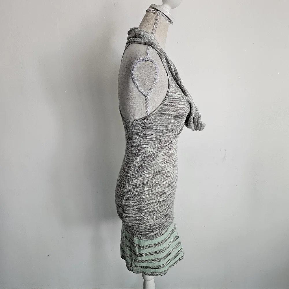 Marciano Cowl Neck Racerback Knit Dress